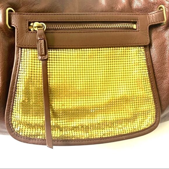 Cole Haan G Series Chocolate Leather Hobo Bag - Picture 13 of 15